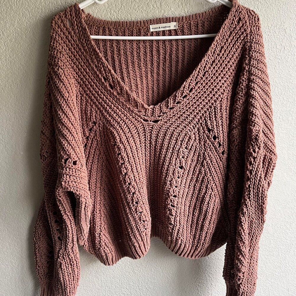 Blush Sweater - Off the Shoulder Style